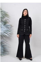 Ariya Threads Women’s Denim Sleeveless Co-ord Set