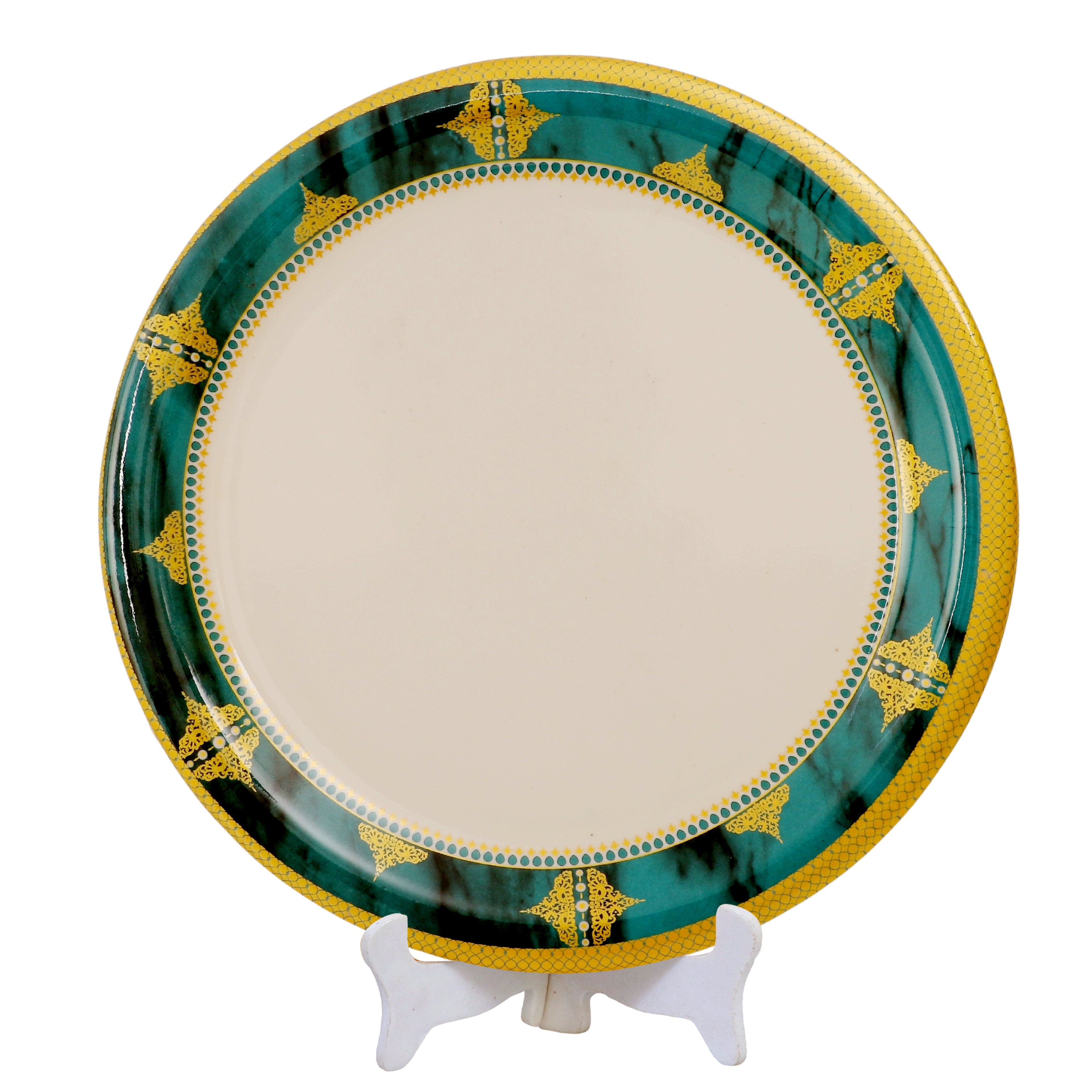 Ariya 11 Inch Melamine Dinner Plate Set | Pack of 4 | Durable & Lightweight