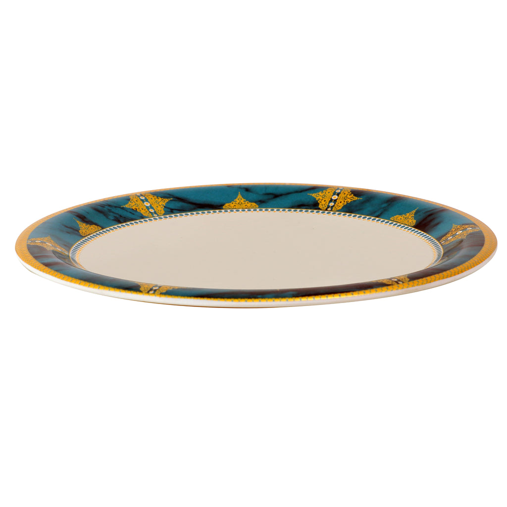 Ariya 11 Inch Melamine Dinner Plate Set | Pack of 4 | Durable & Lightweight