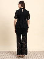 Noir Black Lace Co-ord Set