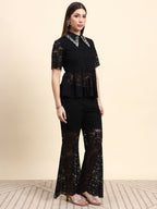 Noir Black Lace Co-ord Set
