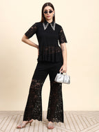 Noir Black Lace Co-ord Set