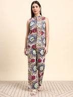 Ivory Hakoba Embroidered Co-ord Set