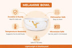 Ariya 4.5" Melamine Soup Bowls Set of 24 | White Gold, 350ml | 609