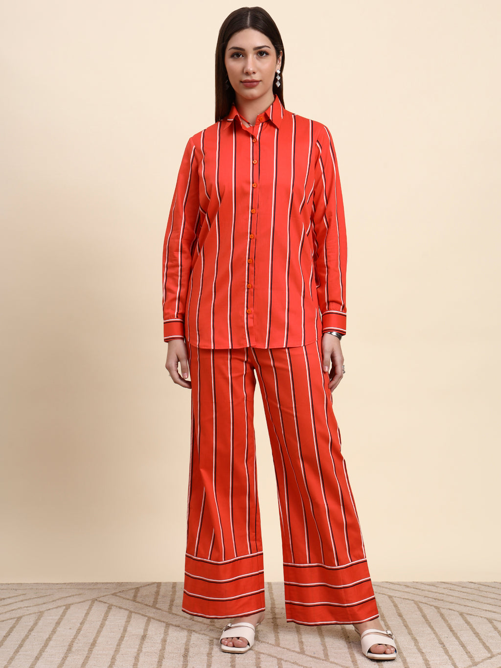 Scarlet Stripe Co-ord Set