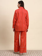 Scarlet Stripe Co-ord Set