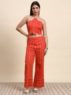 Scarlet Stripe Co-ord Set