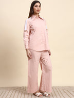 Striped Co-ord Set (Blush Pink)