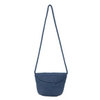 Ariya Compact Cotton Handbag – Stylish Everyday Purse for Women | Blue