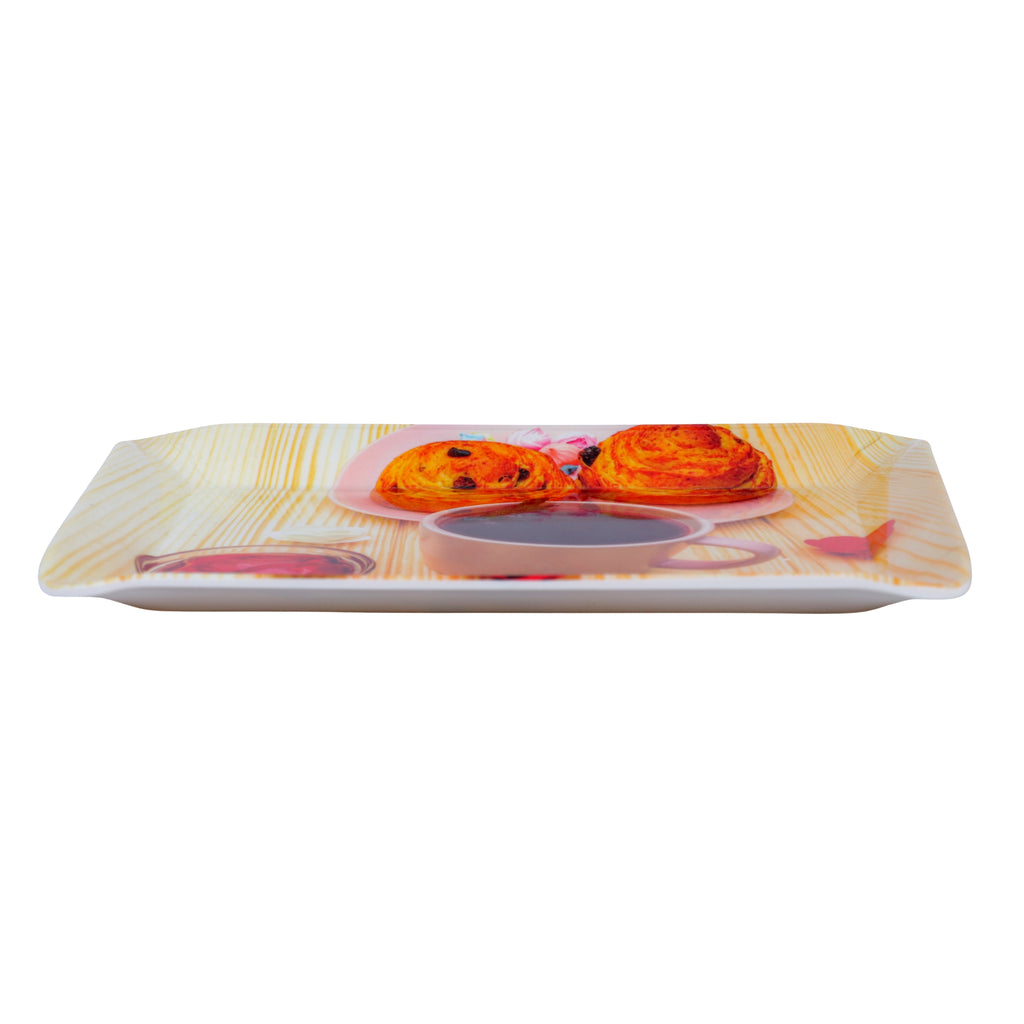 Ariya Melamine Tray Set of 2 Easy Clean Multicolor