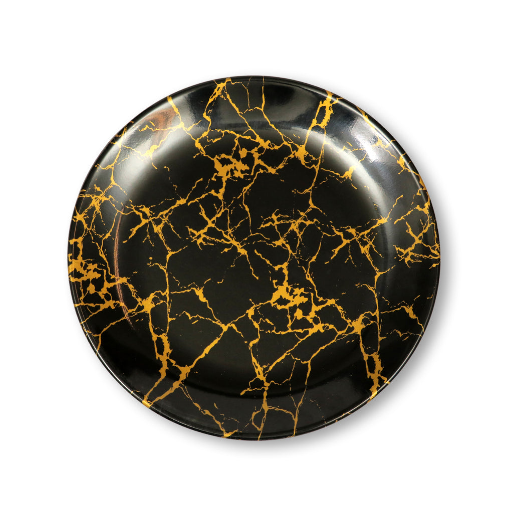 Ariya 10.5 Inch Melamine Dinner Full Serving Plates Plate Set of 4 Dishwasher Safe