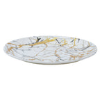 Ariya 10.5 Inch Melamine Dinner Full Serving Plate Set of 4 Dishwasher Safe