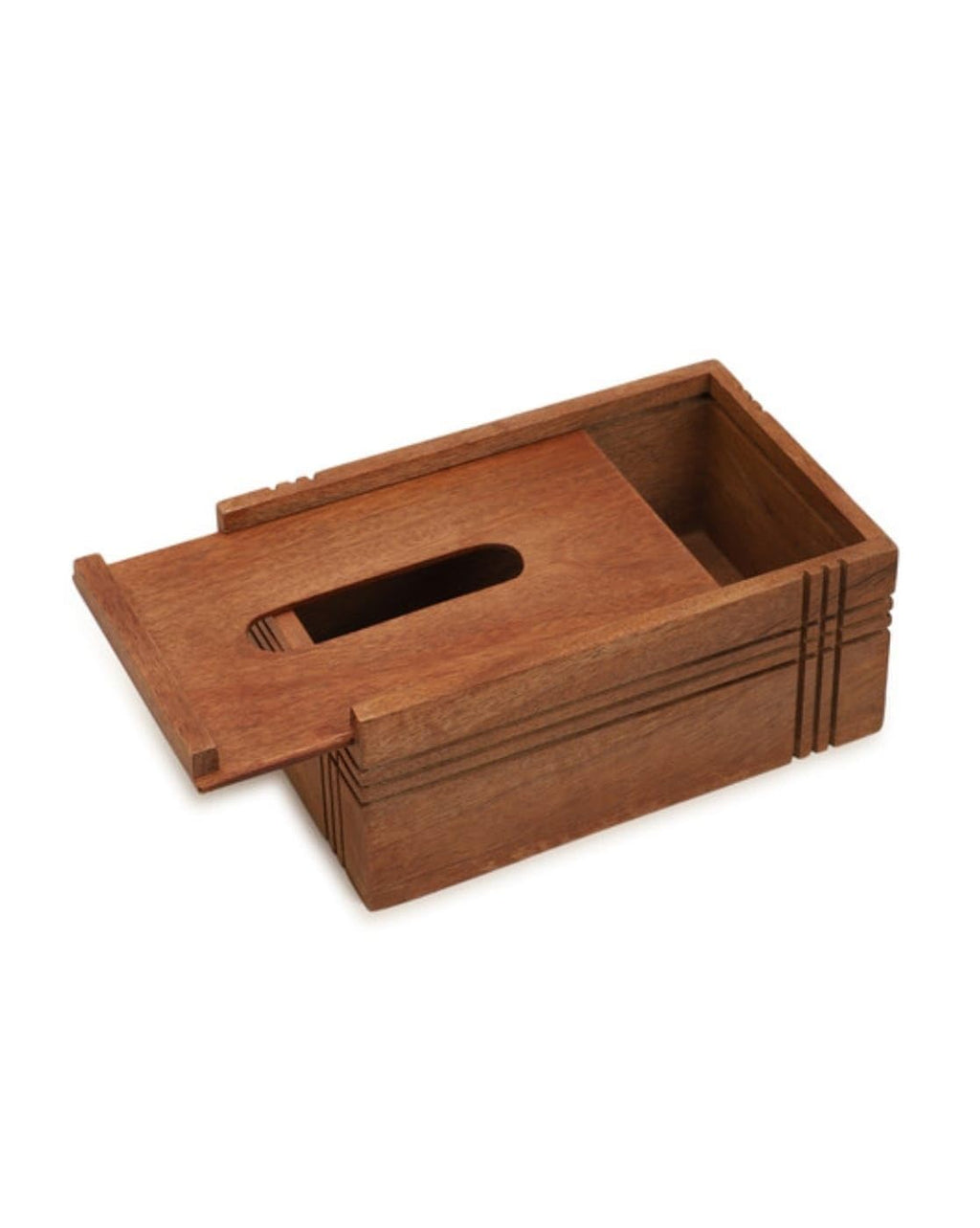 Ariya Wooden Tissue Box Holder | Elegant Tissue Paper Organizer for Home & Car