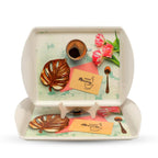 Ariya Melamine Rectangular Tray Set of 2 – Sunrise Delight