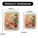 Ariya Melamine Rectangular Tray Set of 2 – Blossom Grace