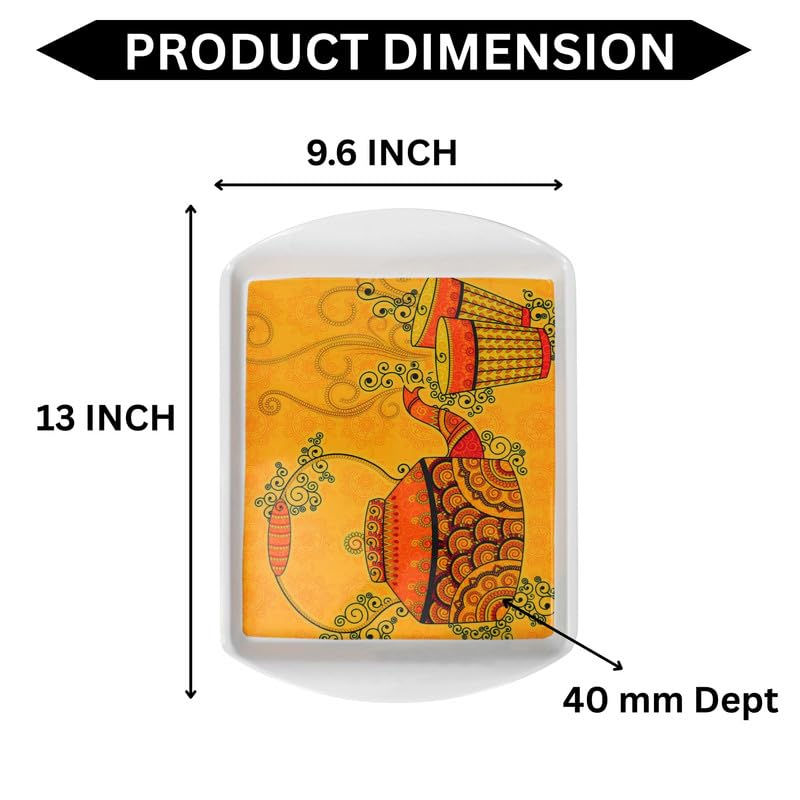 Ariya Melamine Rectangular Tray Set of 2 – Chai Time
