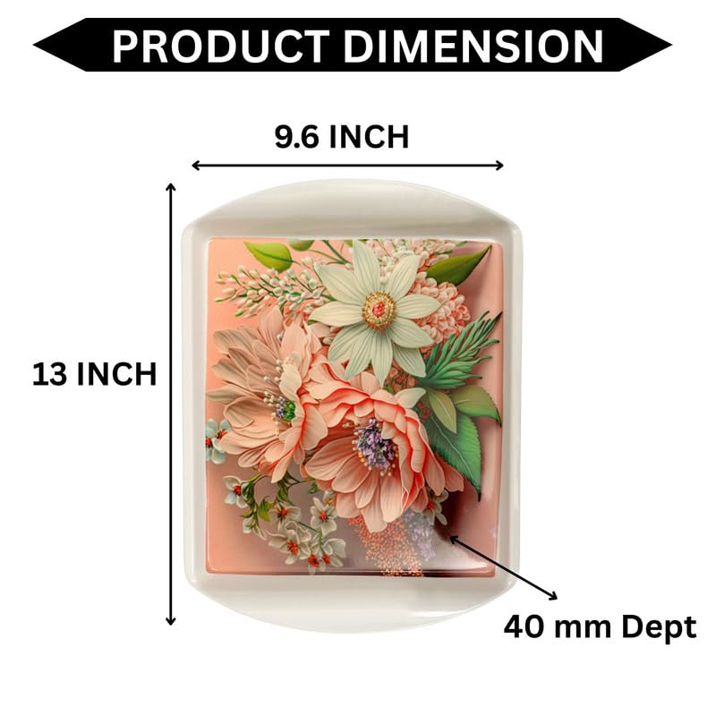 Ariya Melamine Rectangular Tray Set of 2 – Blossom Grace