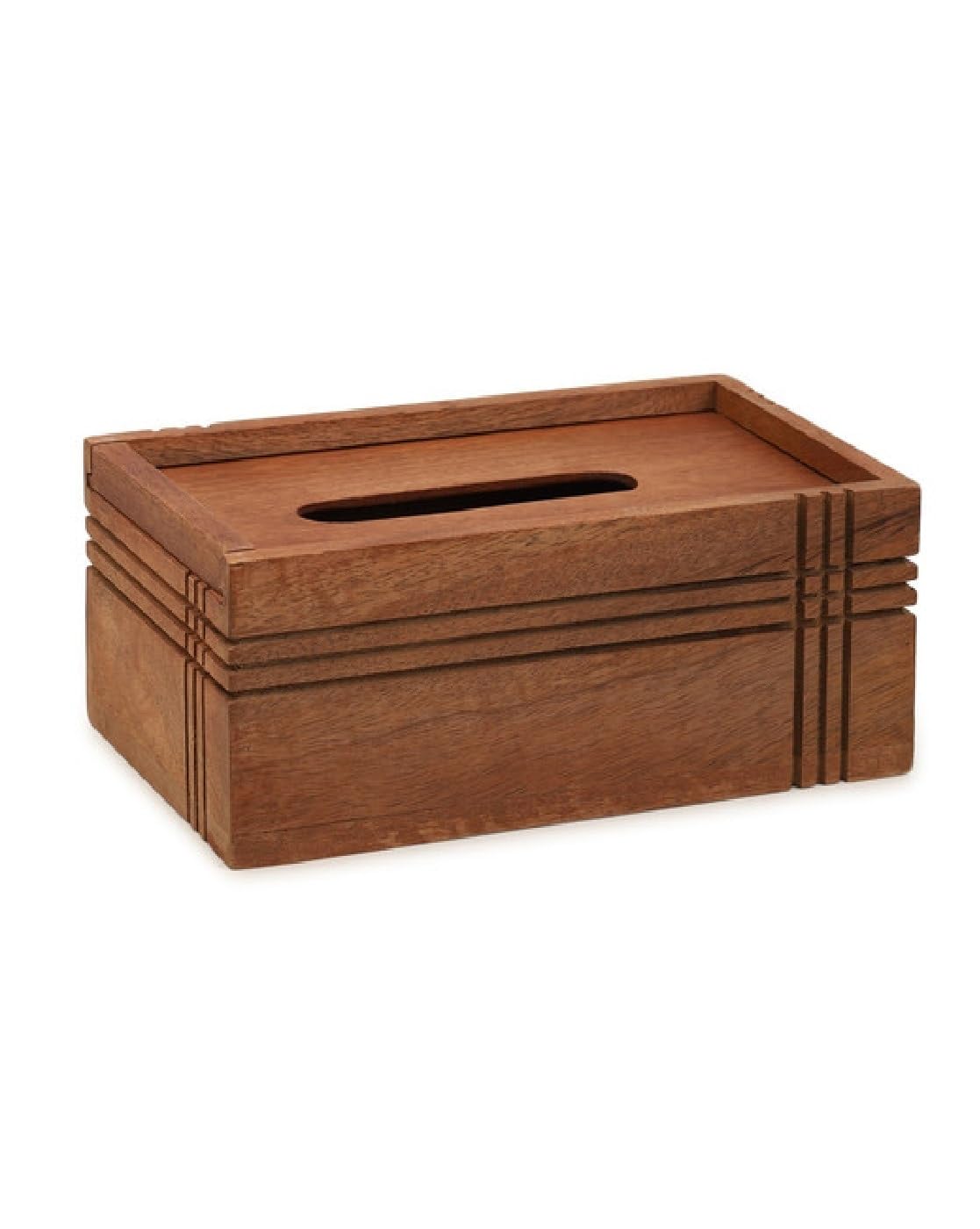 Ariya Wooden Tissue Box Holder | Elegant Tissue Paper Organizer for Home & Car