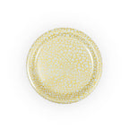 Ariya Melamine 11"Inch Dinner Plate | Off White-Golden | Pack of 6