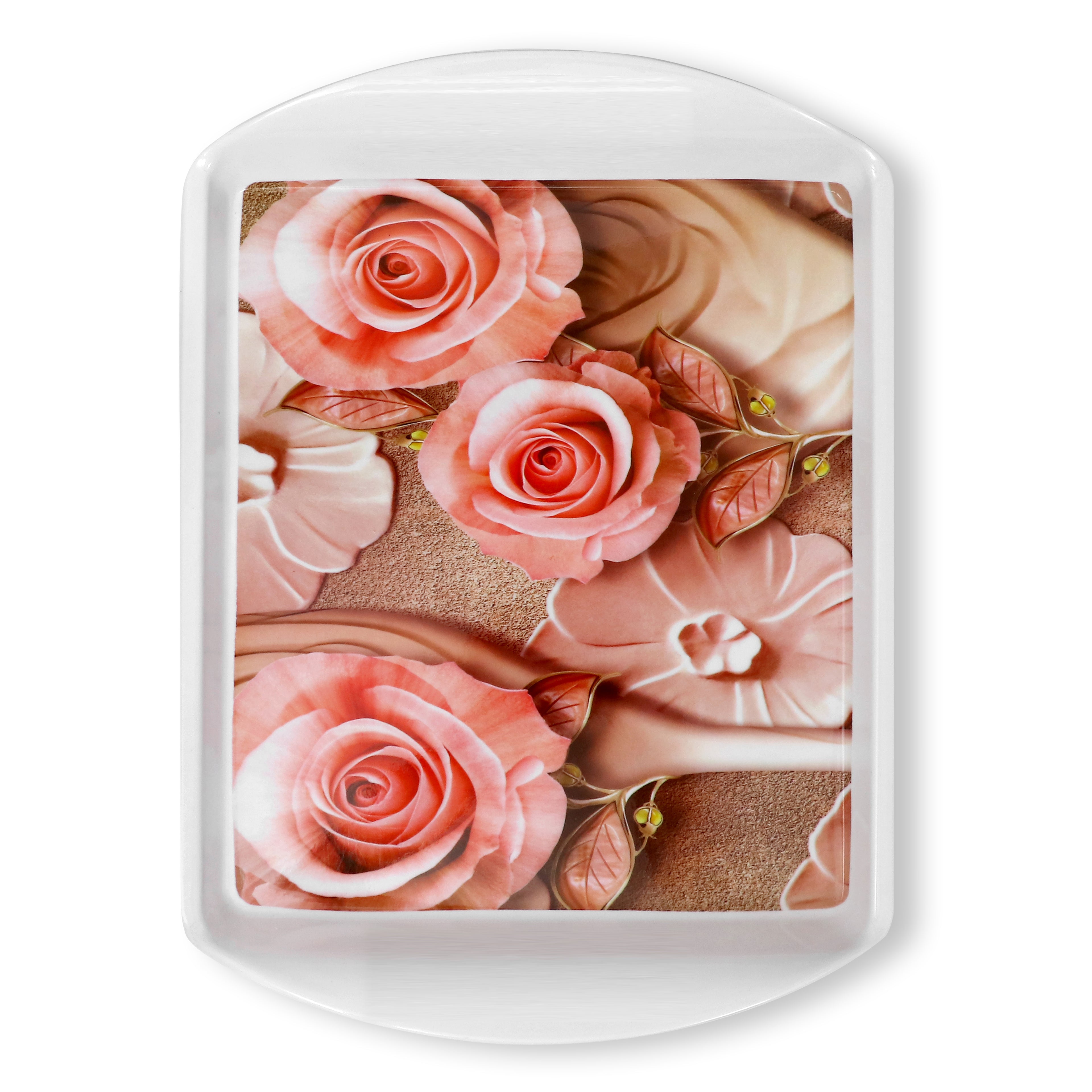 Ariya Melamine Rectangle Serving Tray Set of 2 – Multicolor, Easy to Clean