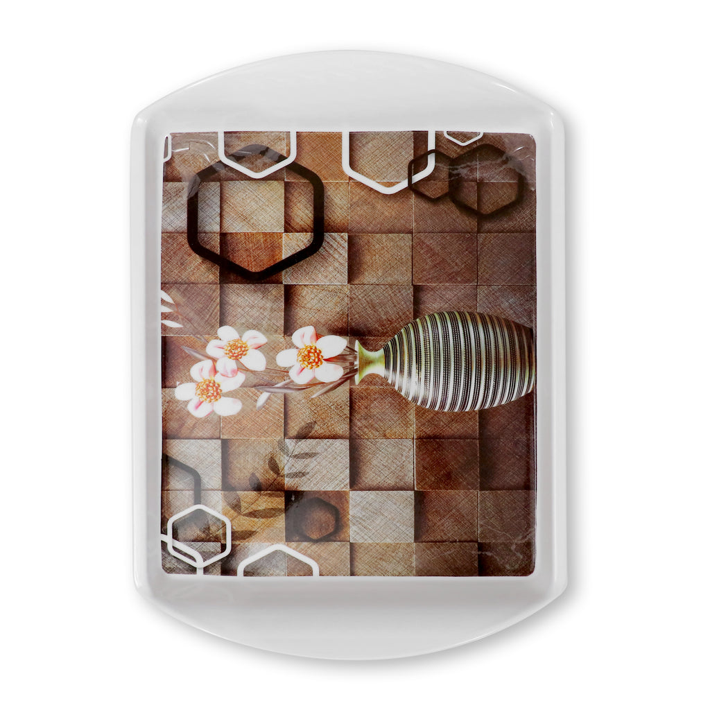 Ariya Melamine Rectangle Serving Tray Set of 2 – Multicolor, Easy to Clean