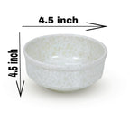 Ariya Mrbl Melamine Soup Bowl Set of 6 | Durable & Easy-to-Clean | Ideal for Home & Parties