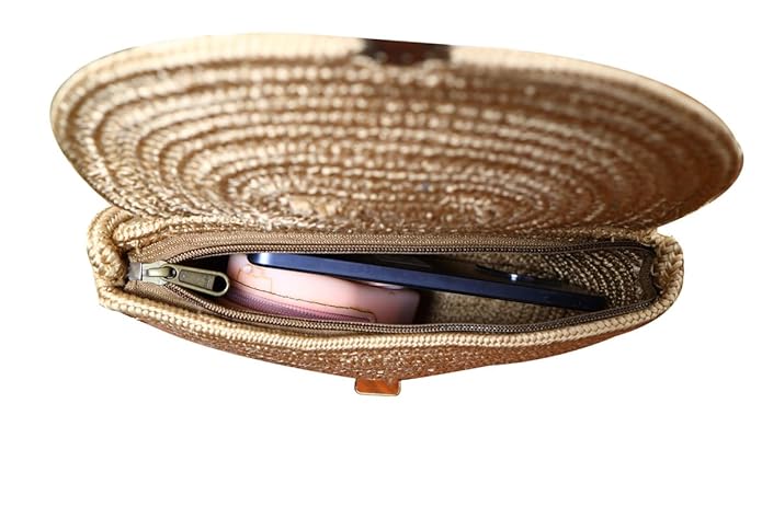 Ariya Compact Cotton Handbag – Stylish Everyday Purse for Women | Golden
