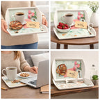Ariya Melamine Rectangular Tray Set of 2 – Sunrise Delight