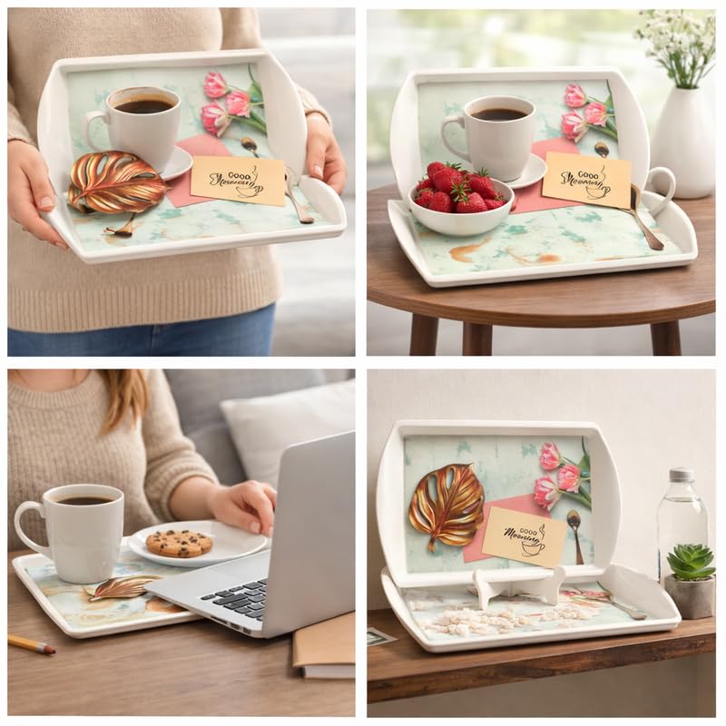 Ariya Melamine Rectangular Tray Set of 2 – Sunrise Delight
