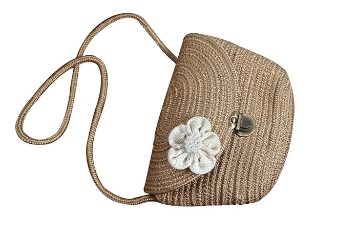 Ariya Compact Cotton Handbag – Stylish Everyday Purse for Women | Golden