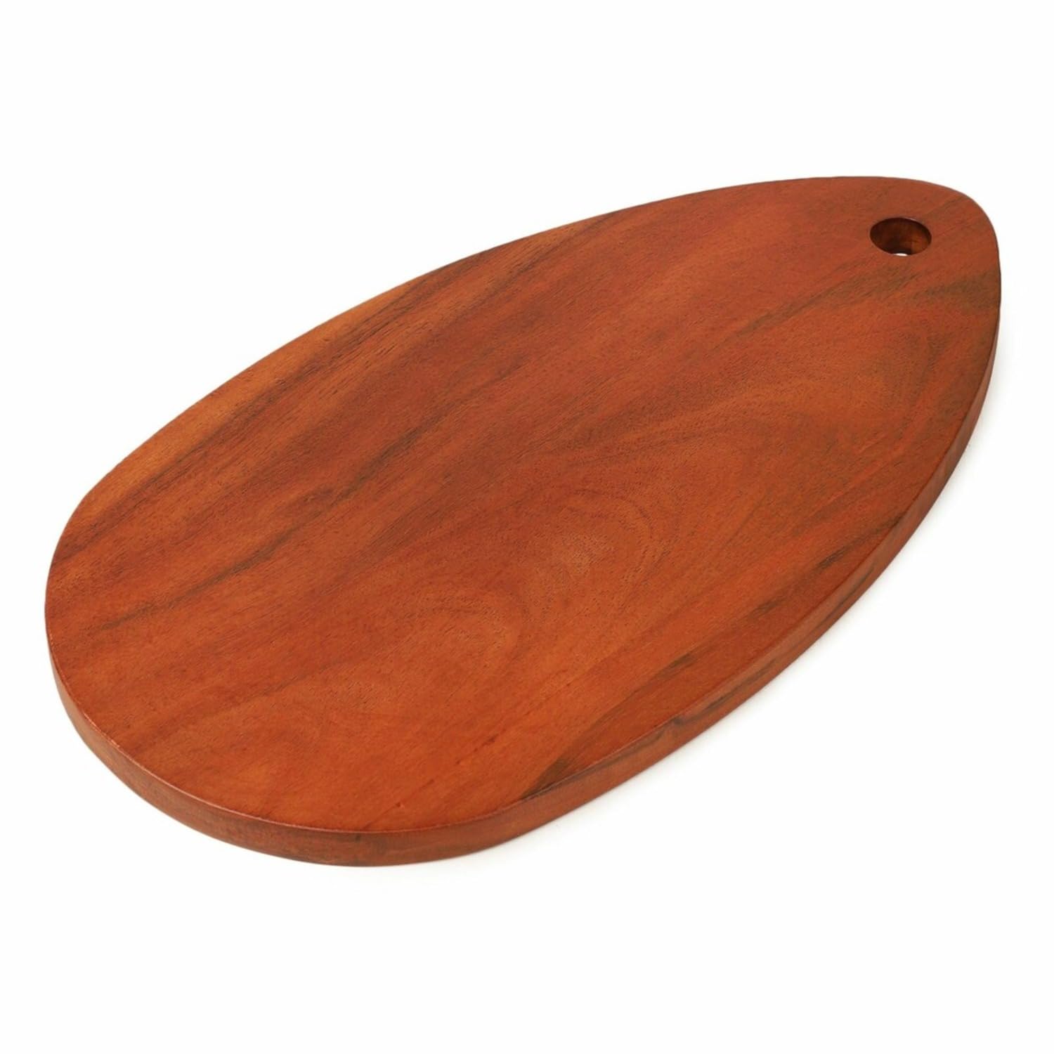 Ariya 14" Acacia Wooden Serving Platter with Chutney Bowl | Cheese & Charcuterie Board for Kitchen & Dining