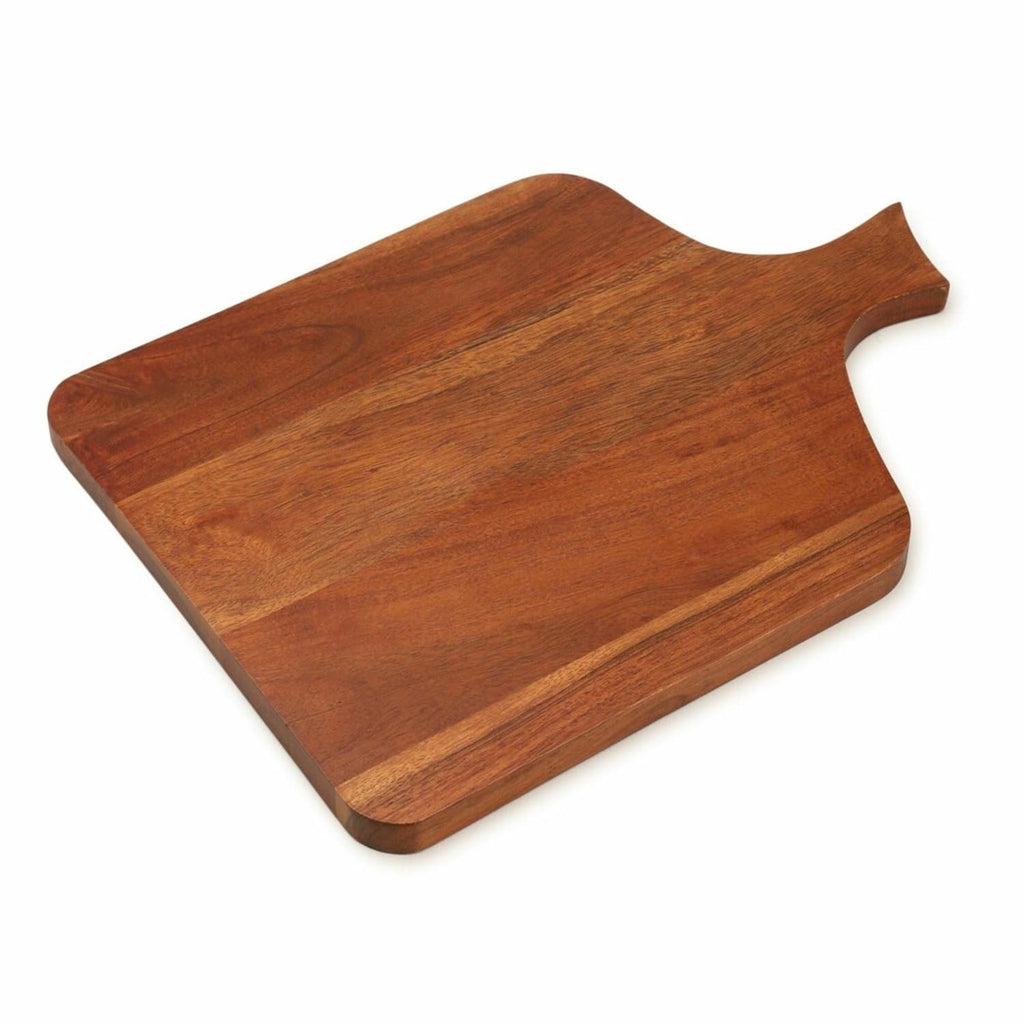 Ariya 14" Acacia Wooden Serving Platter with Chutney Bowl | Cheese & Charcuterie Board for Kitchen & Dining