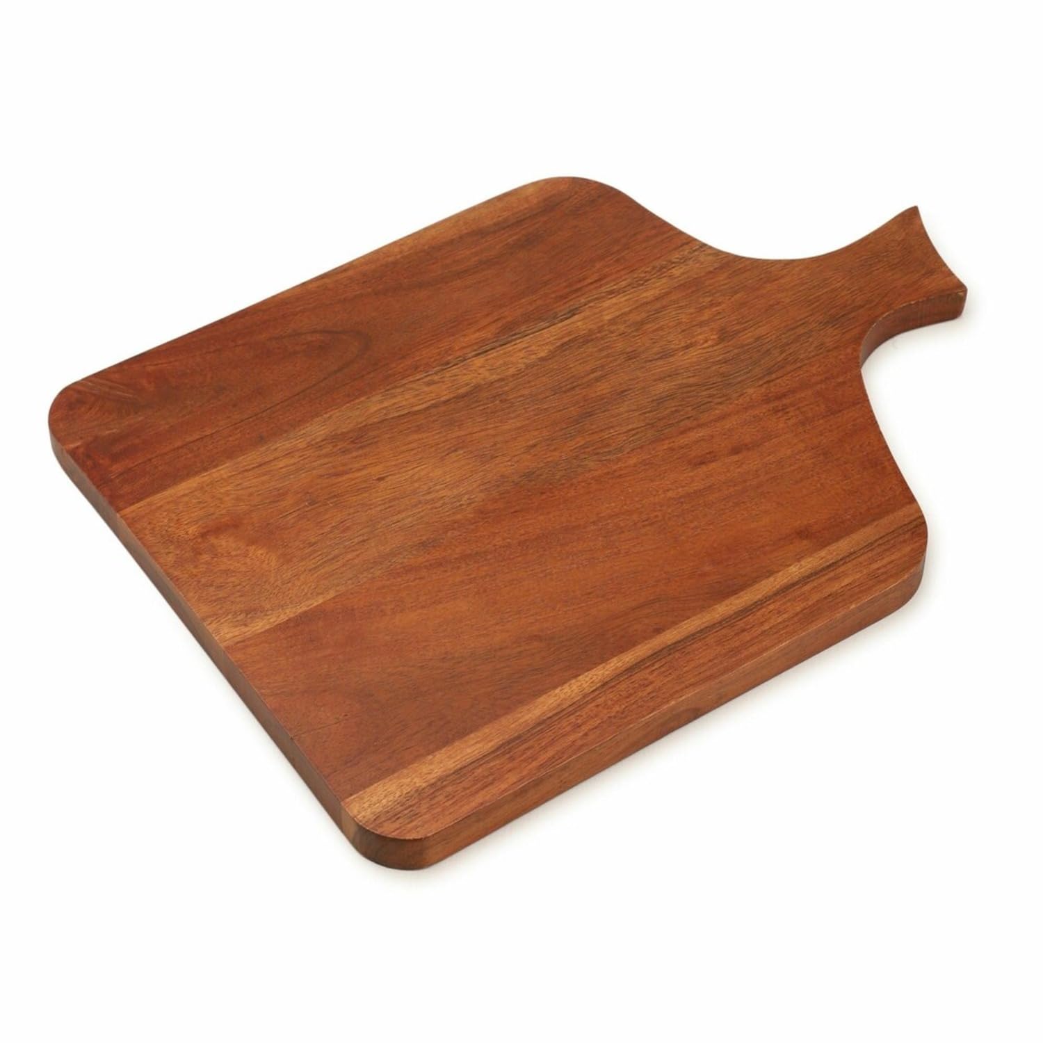 Ariya 14" Acacia Wooden Serving Platter with Chutney Bowl | Cheese & Charcuterie Board for Kitchen & Dining