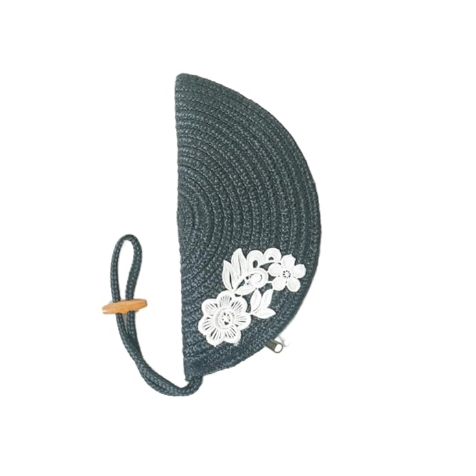 Ariya Ethnic Boho Clutch Bag – Woven Cotton Handbag for Women