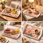 Ariya Melamine Rectangular Tray Set of 2 – Blossom Grace