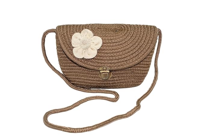 Ariya Compact Cotton Handbag – Stylish Everyday Purse for Women | Golden
