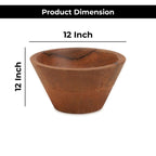 Ariya 12" Acacia Wood Salad Bowl – Handmade, Durable & Elegant for Kitchen & Dining