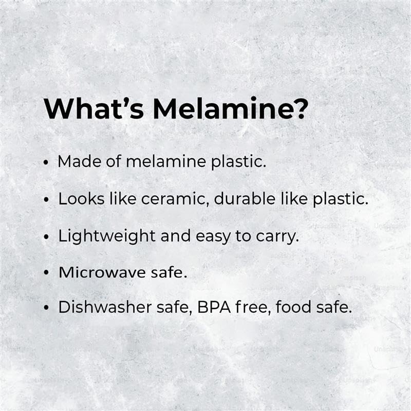 Ariya Melamine 11"Inch Dinner Plate | Gold-Cream | Pack of 4