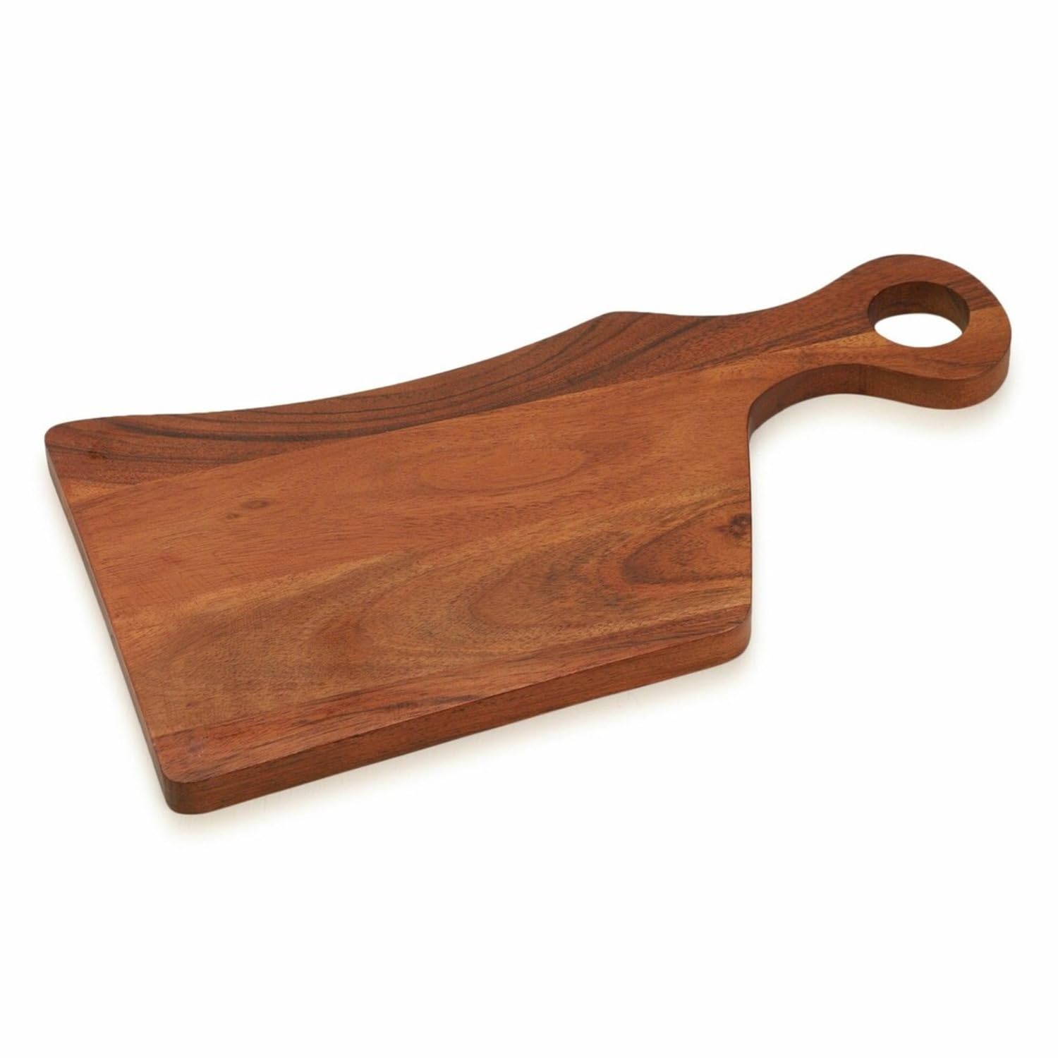 Ariya 14" Acacia Wooden Serving Platter with Chutney Bowl | Cheese & Charcuterie Board for Kitchen & Dining
