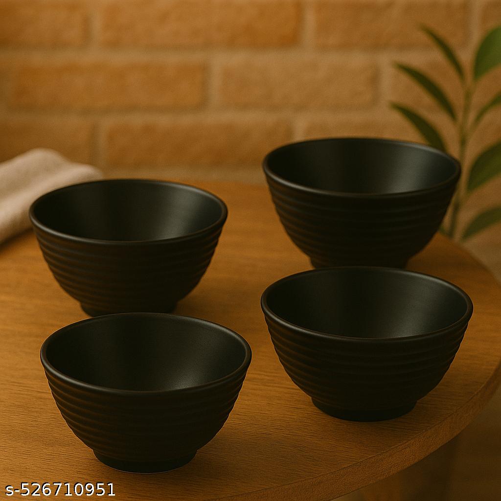 Ariya Melamine Bowl Set | Pack of 4 | Durable & Easy-to-Clean