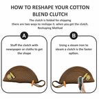Ariya Ethnic Boho Clutch Bag – Woven Cotton Handbag for Women
