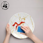 Ariya 10.5" Melamine Dinner Plates Set of 24 – Classic Gold Fusion