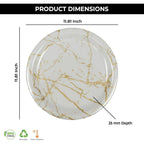 Ariya Melamine Dinner Plates 11 Inch Set of 12 | Arabian Design