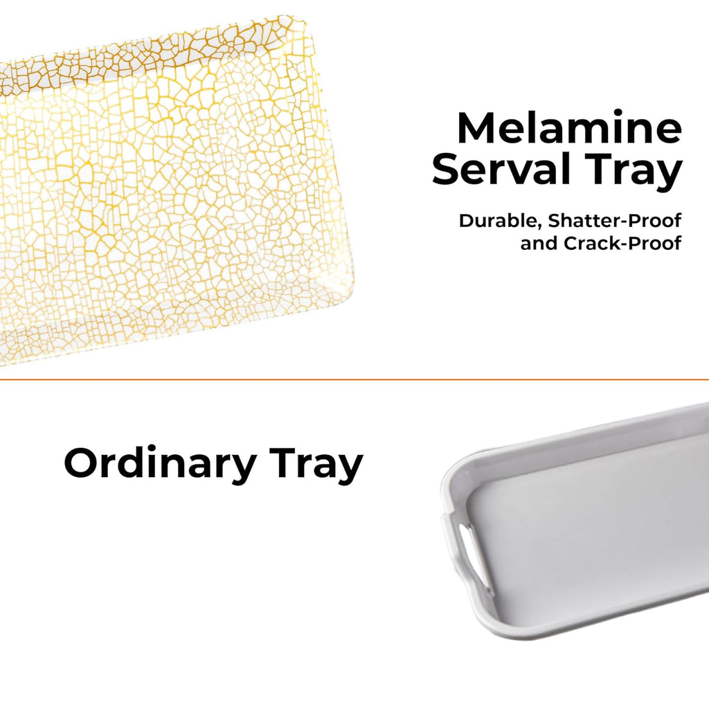 Ariya Melamine Serving Tray Set of 2 – Giraffe Pattern | 603,604