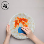 Ariya Melamine Dinner Plates 13 Inch Set of 12 | Golden Blossom
