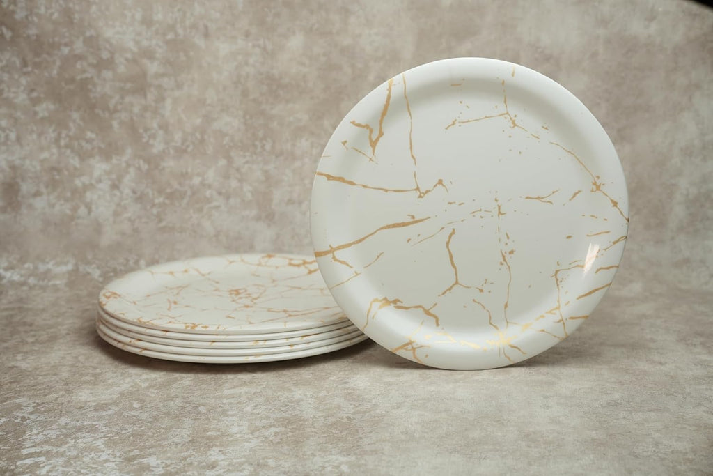 Ariya Melamine Dinner Plates 11 Inch Set of 12 | Arabian Design