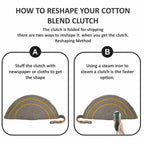 ARIYA Stylish Unique Handmade Beige & Yellow Lace (PP & Cotton Blend) Clutch Bag, Perfect for Parties, Weddings & Everyday Outings