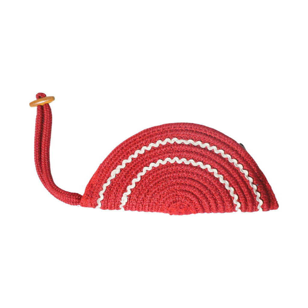 ARIYA Stylish Unique Handmade Red & White Lace (PP & Cotton Blend) Clutch Bag, Perfect for Parties, Weddings & Everyday Outings