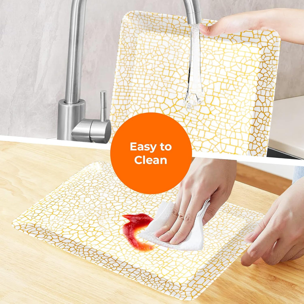 Ariya Melamine Serving Tray Set of 2 – Giraffe Pattern | 603,604