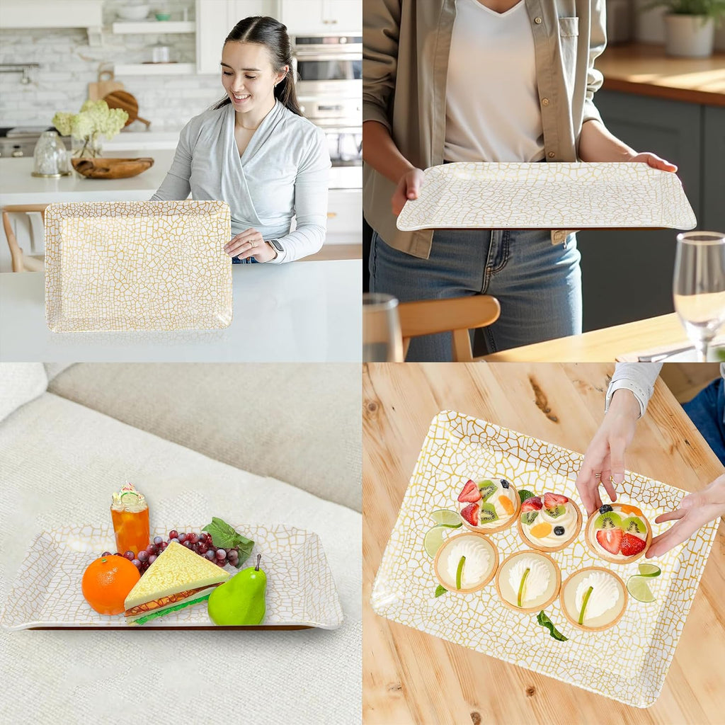 Ariya Melamine Serving Tray Set of 2 – Giraffe Pattern | 603,604